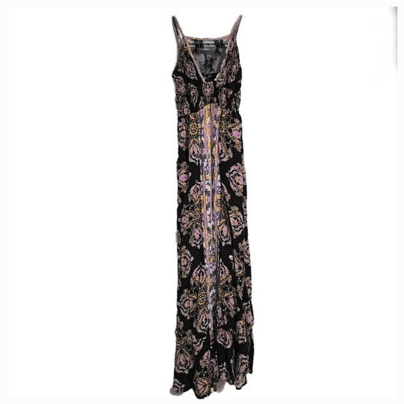 Free People/Intimately That Moment Maxi in Black Combo - Extra Small - Picture 1 of 9